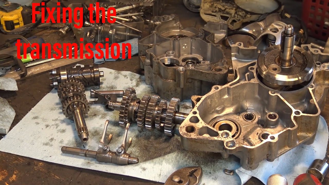 Работа над мотоциклом YZ85, часть 1