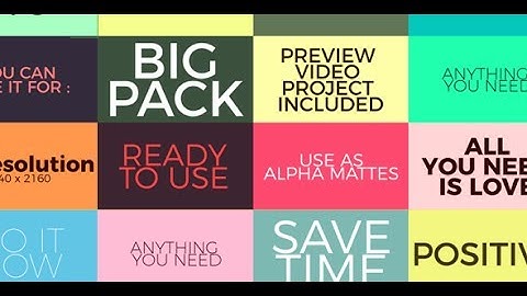 170 Alpha Mattes Transitions 4K -  Motion Graphics Transitions Abstract videohive