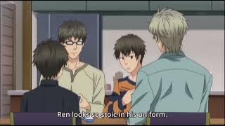Ren's uniform turns haru on😂 | Super lovers/BL