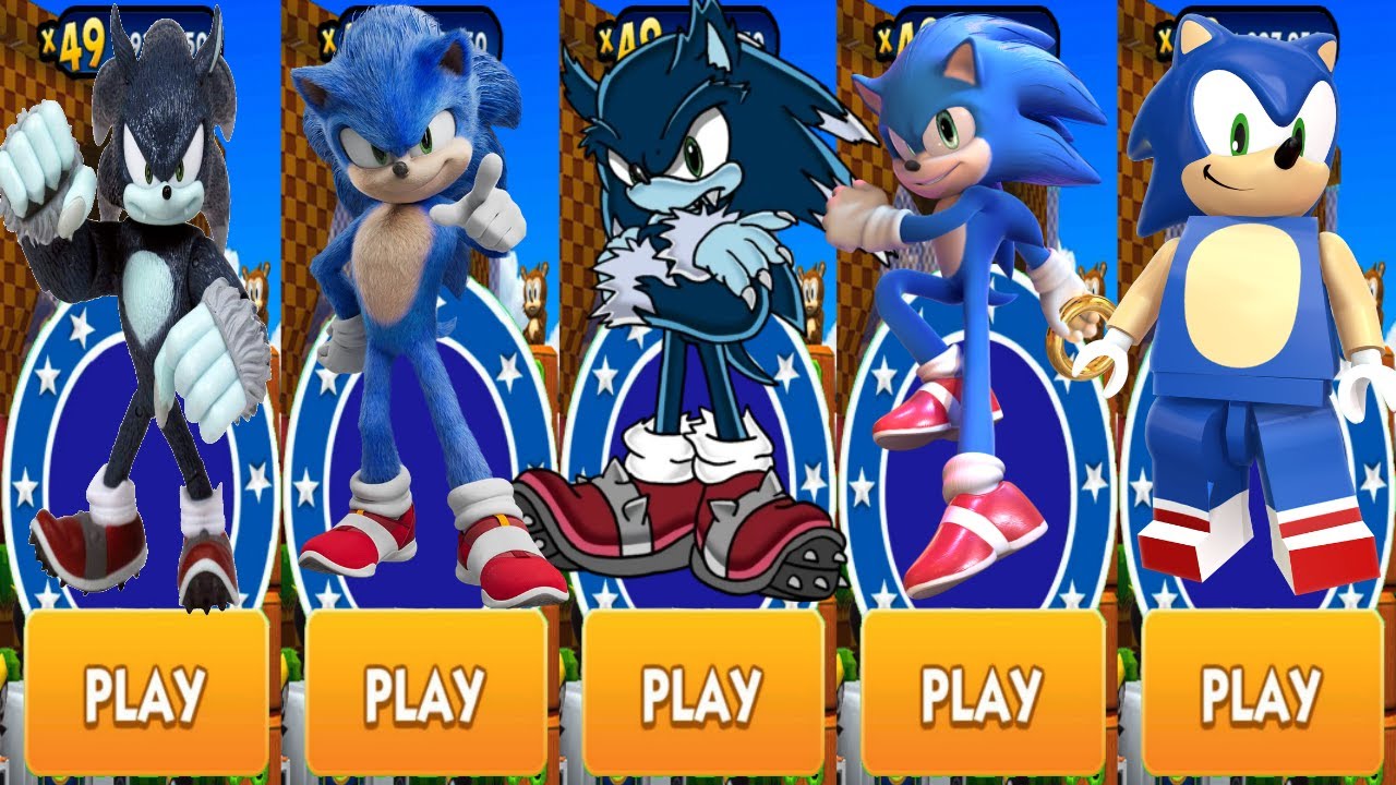 Sonic Dash - Movie Sonic vs Werehog vs LEGO Sonic vs All Battle Bosses ...