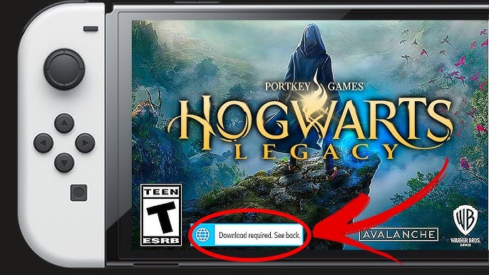 teste de gameplay Hogwarts Legacy no Nintendo switch! melhor port no S