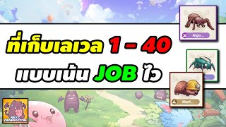 ที่เก็บเลเวล 1-40 แบบเน้น Job ไว | Ragnarok X Next Generation (ROX)