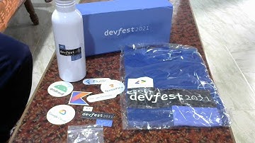 #GoogleSwags #Google #GDG Google Devfest2021 Swag Unboxing