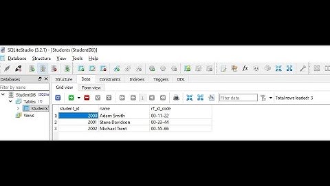 Arduino RFID Database Security System: Create database to store our RFID code using SQLLite