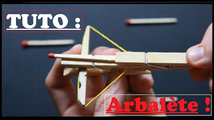 Comment faire une petite arbalète - crossbow