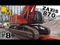 HITACHI ZAXIS 870 LONGFRONT BAGGER SCHWERTRANSPORT ABBRUCH DEUTSCHLANDHAUS HAMBURG #8 DREAM MACHINES
