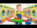 Oliver Opens a Laundry Shop!