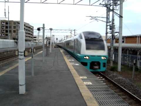 常磐線 E653系フレッシュひたち44号 赤塚駅通過 警笛ドップラー