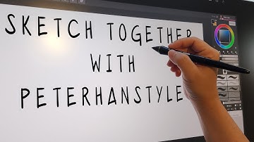 Sketch together with Peterhanstyle live session 1