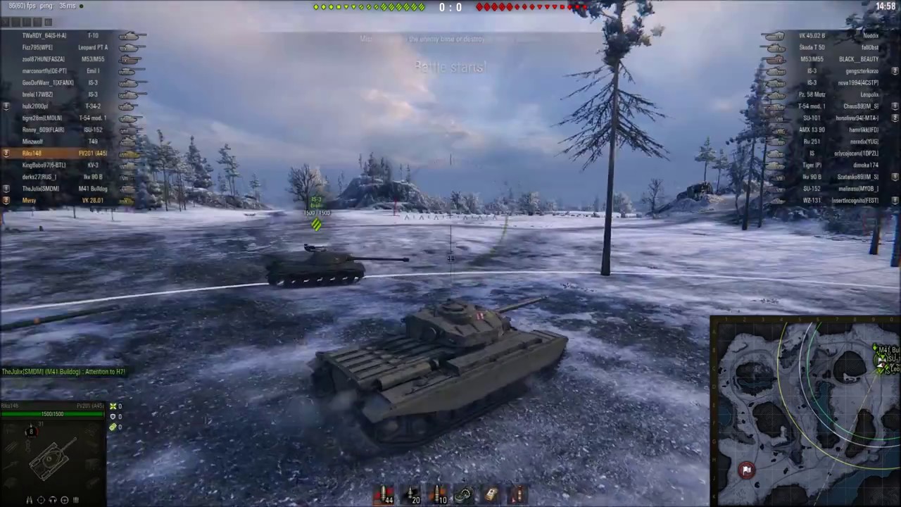 World of Tanks - FV201 (A45) || Ace Tanker, 2500dmg, 7 kills, Tier 9 ...