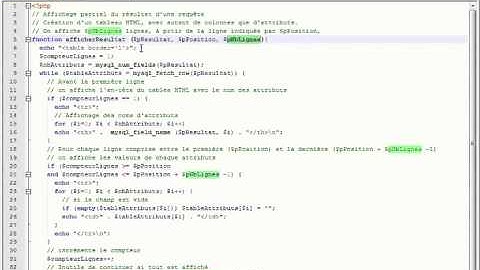 PHP et MySQL Afficher le résultat d