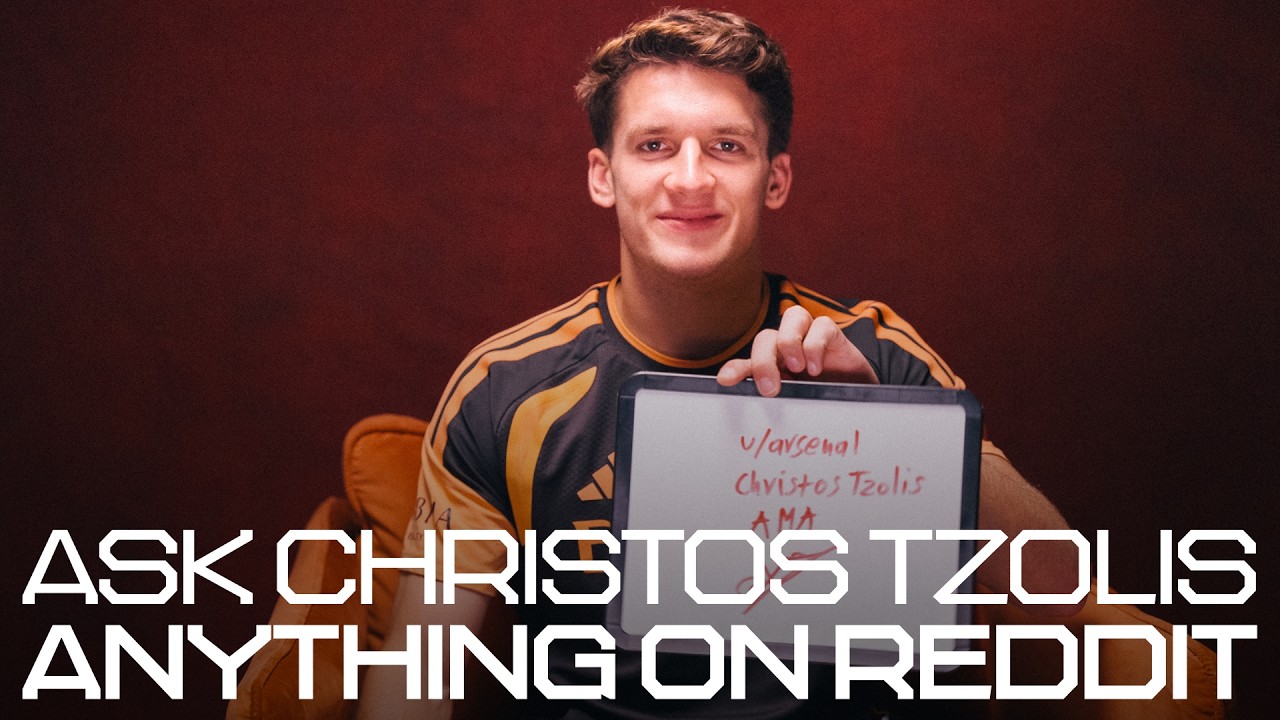 ASK ME ANYTHING l Christos Tzolis answers YOUR questions on a footballer's diet & Arsenal culture ❤️