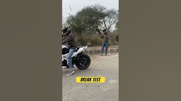 Rs200 Vs Hero KARIZMA XMR 210 Break Test 🔥🔥