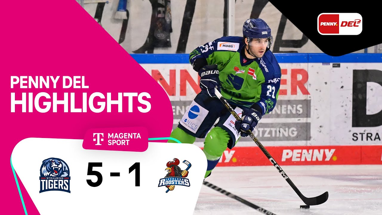 Straubing Tigers - Iserlohn Roosters Highlights PENNY DEL 22/23