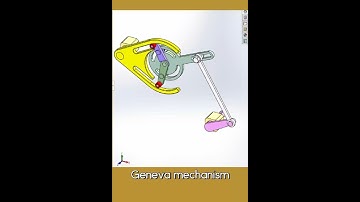 Geneva mechanism  #machine #mechanism #solidworkstutorialhp