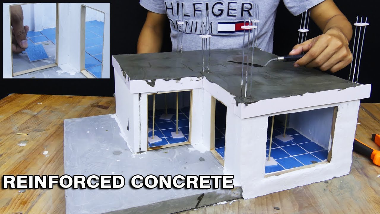 Mini House Tile Flooring And Reinforced Concrete Slab Part 4