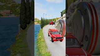 Beamng Shorts | #shorts #beamng #crush #funny Cars #beamngdrive #carbollard #carcrash #bollard