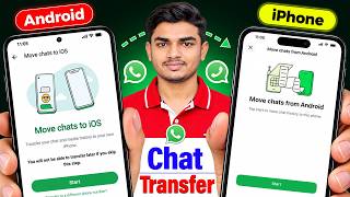 How To Transfer WhatsApp Data From Android To iPhone | WhatsApp Chat Transfer From Android To iPhone