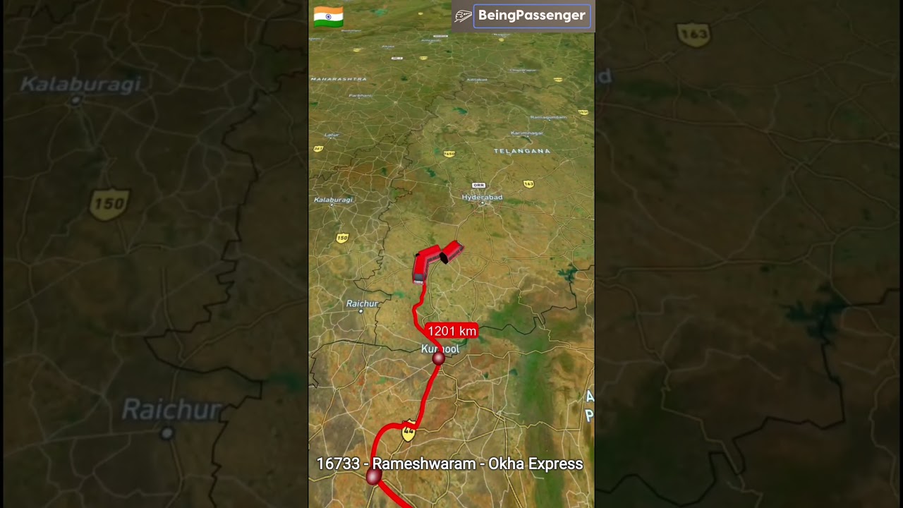 16733 - Rameswaram Okha Express 