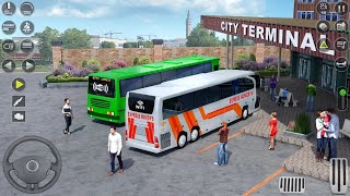 Euro Bus Driving Game 3d Sim - 게임플레이 영상 [모바일게임] screenshot 2