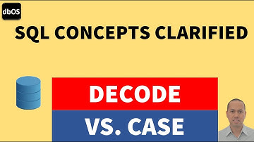 DECODE vs. CASE in SQL | DECODE and CASE in SQL