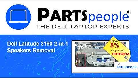 Dell Latitude 3190 2-in-1 (P26T003) Speakers Replacement Video Tutorial