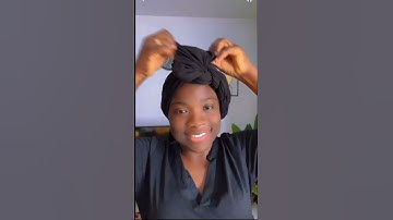 Simple Headwrap Tutorial #youtubeshorts #headwrap #shorts