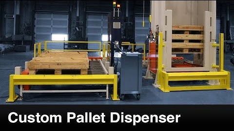 Custom Pallet Dispenser by Bastian Solutions