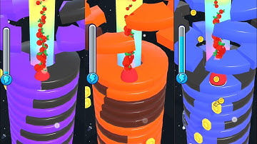 Drop Stack Ball Game Level 341, 342, 343...........................348, 349, 350 @cuteanimal363