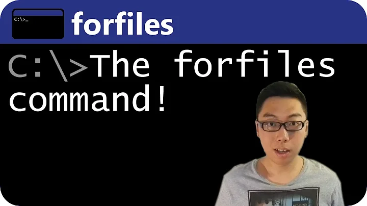 The Forfiles Command
