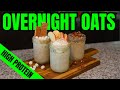 Overnight Oats l 3 Easy Healthy Breakfast Meal Prep Recipes High Protein Low Calorie