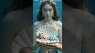 Baby Mermaid’s First Magical Bubble 🫧💙 #aistorylab #shorts #mermaid # #viral #aishorts #ai #short