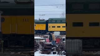 Chicago & North Western 411 Emd F7 Pulling Chicago & North Western Cars 1, 6, And 151.