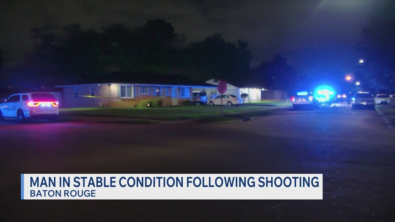 Man taken to hospital after shooting in Baton Rouge, officials say ...