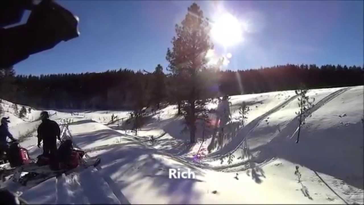 Black Hills, SD snowmobile trip 1/1/15 YouTube