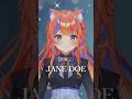 〖歌ってみた〗JANE DOE / 米津玄師.宇多田ヒカル〖猫屋敷美紅 / にじさんじ〗#shorts #歌ってみた #vtuber
