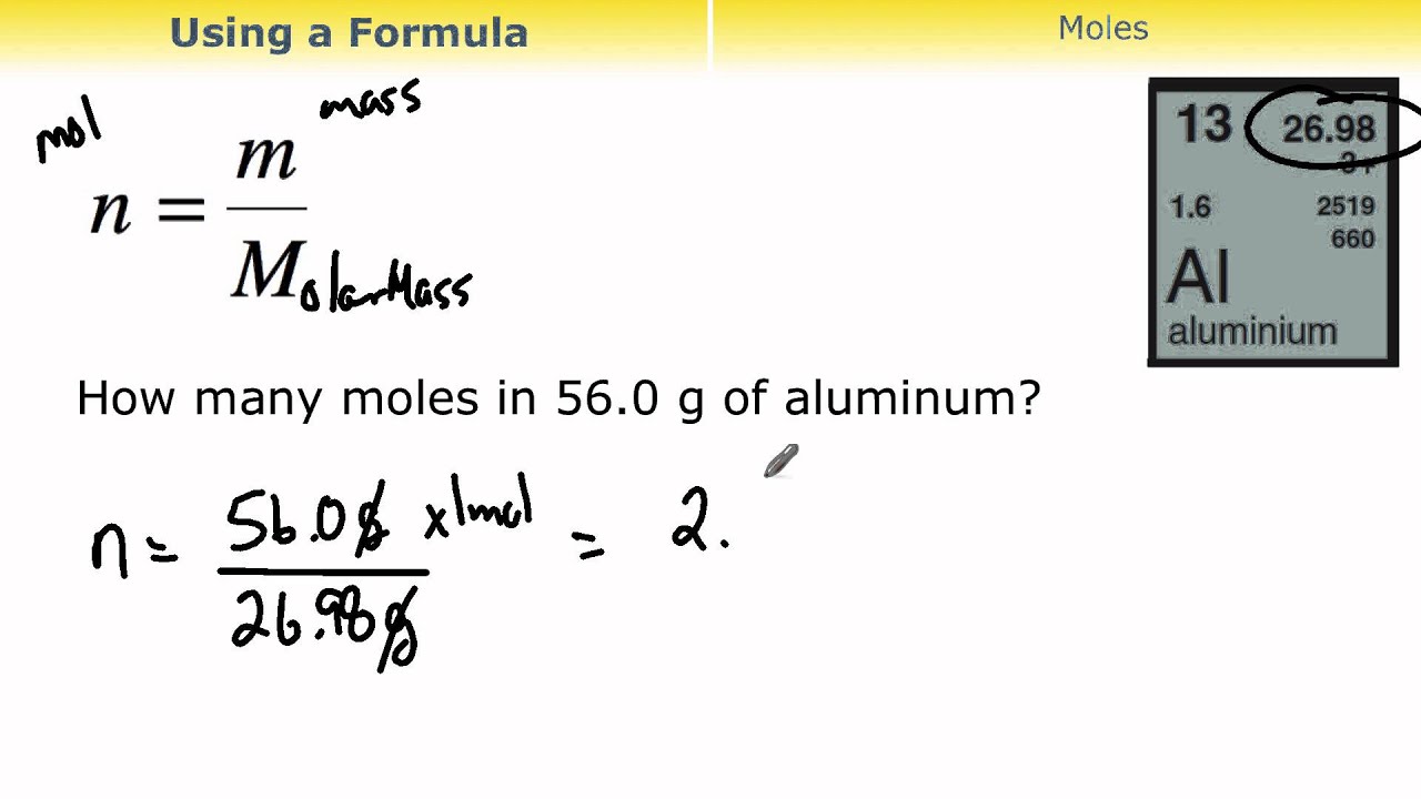 how-to-convert-moles-to-grams-youtube-f3c