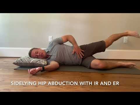 Sidelying Hip Abduction with IR and ER