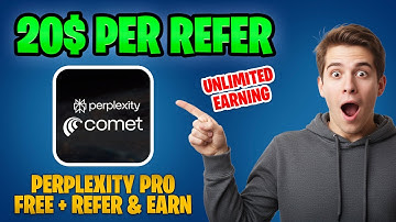 Earn Upto $20 per Refer | Perplexity AI Comet Browser Referral Earn Money Online 2025