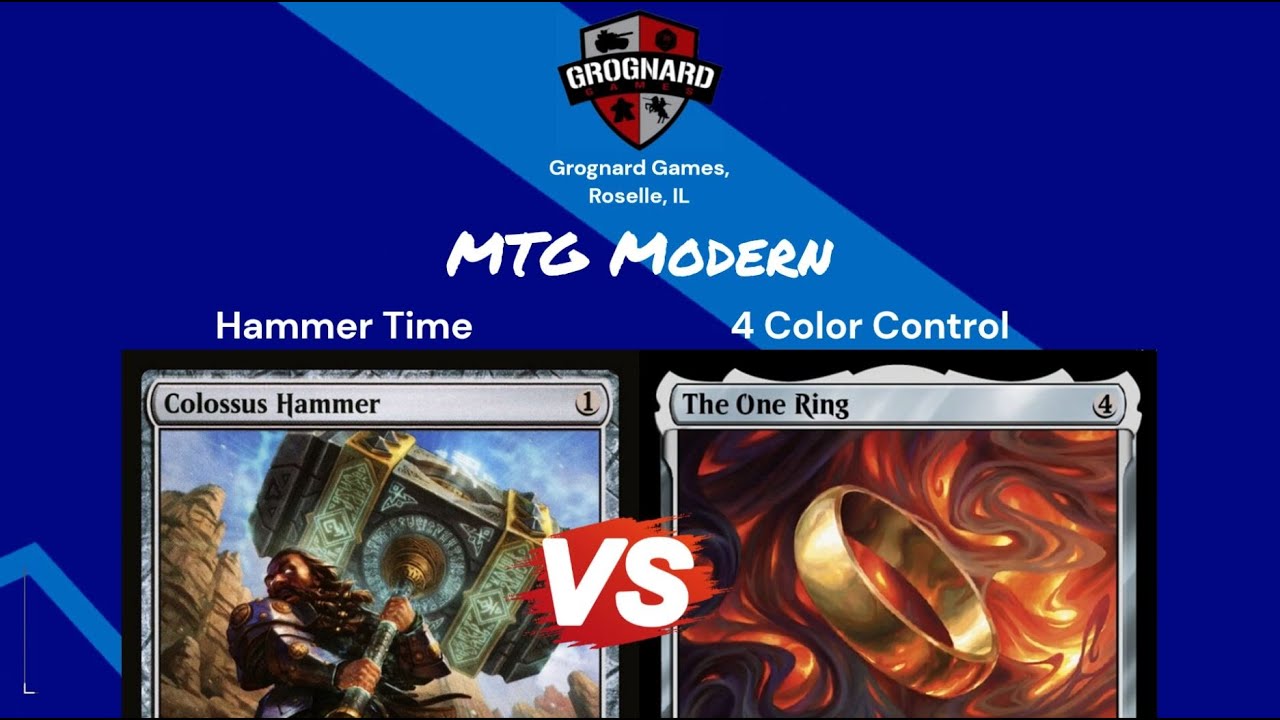 Mono White Hammer VS 4 Color Control [MTG Modern] - YouTube