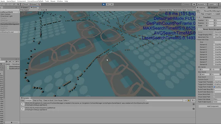 HierarchyRecastnavigationPathFInding