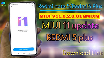 Official REDMI Note 5/REDMI 5 Plus MIUI 11 update || Android Pie || Dark mode || Global Stable 🔥