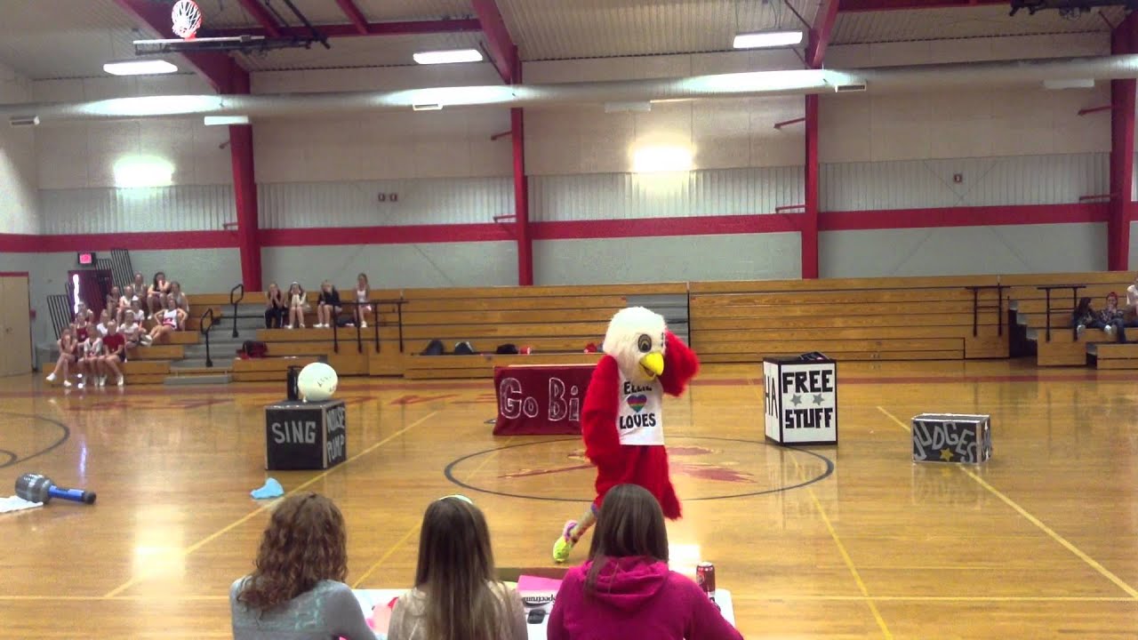 HJH mascot tryouts 2013 Kalie B. YouTube
