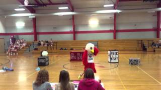 HJH mascot tryouts 2013 Kalie B.