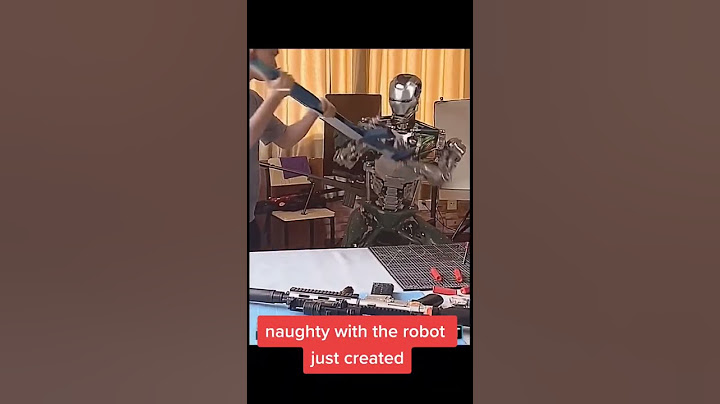 fight with robot | robot vs human