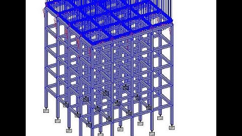 bay frame model in staad pro in telugu
