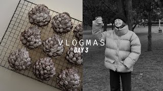 VLOGMAS Day 3 | Winter Walk &amp; Festive Baking