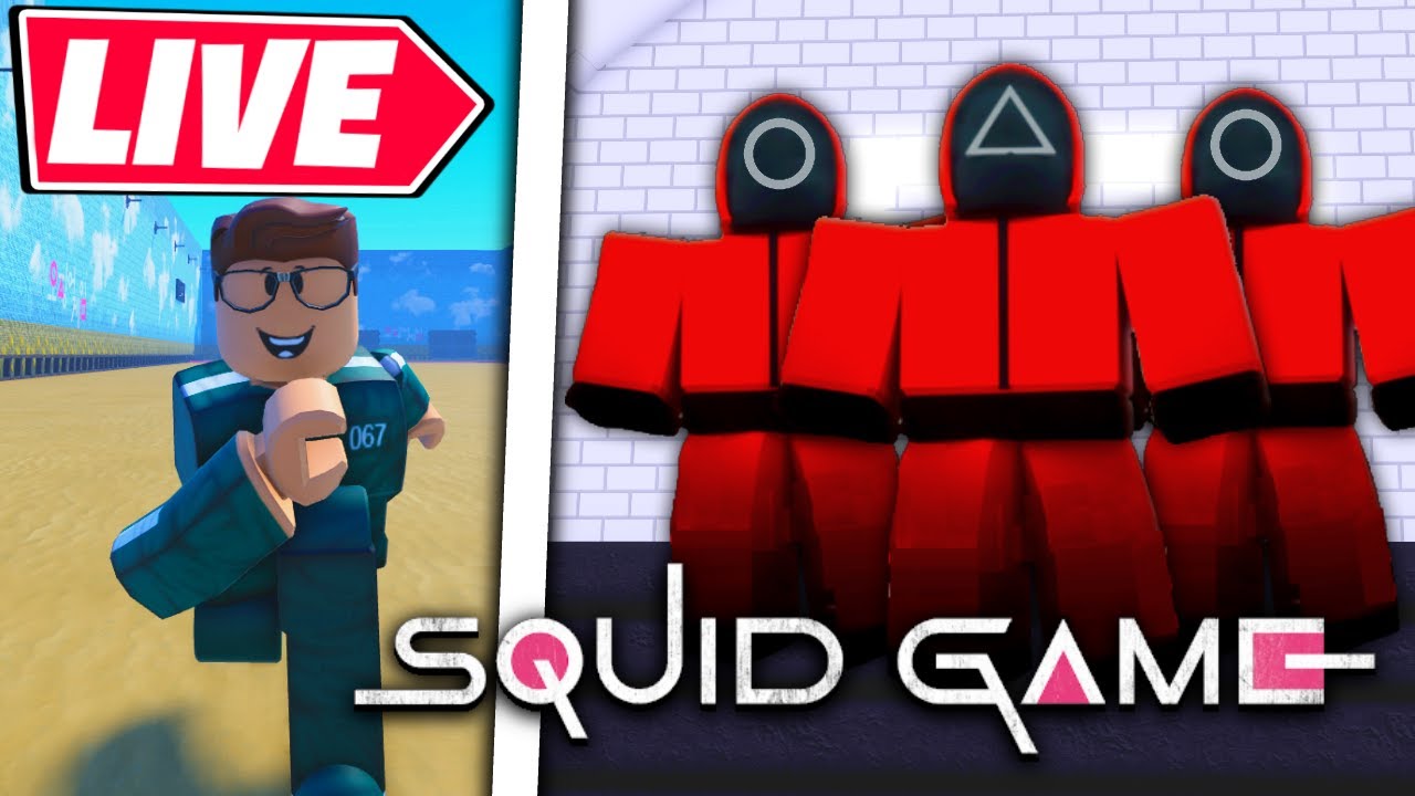 ???? ROBLOX SQUID GAME LIVE! (ALL 6 GAMES) - YouTube