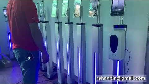 Non-contact Body Temperature Detecting Face Recognition Display