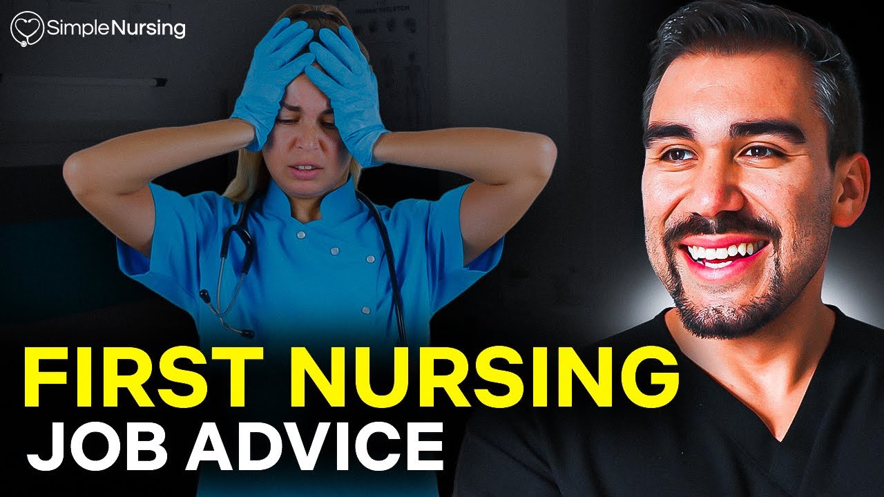 First Nursing Job Advice New Grad Nurse Advice YouTube